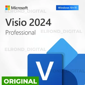 Visio 2024 Professional Original - Vitalício NF - Softwares and Licenses