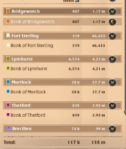 Conta Albion online 1.16 BN de fama