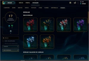 Conta de League of Legends Todos os Bonecos LOL