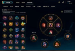Conta de League of Legends Todos os Bonecos LOL