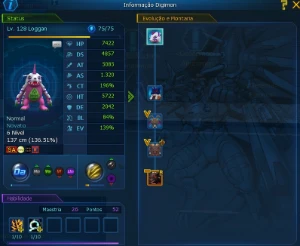 Conta LA DMO server omega - Digimon Masters Online