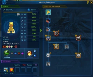 Conta LA DMO server omega - Digimon Masters Online