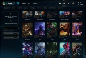 Conta bronze 1 com 25 champs e 2 skins - League of Legends LOL
