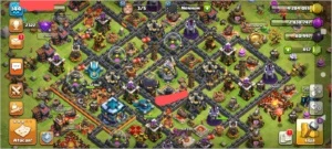 Cv13 ,5 estrelas. Vila antiga - Clash of Clans