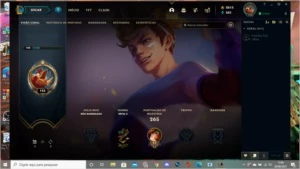 Conta com 2615 RP unranked lvl 122 com dados de criação - League of Legends LOL