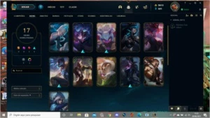 Conta com 2615 RP unranked lvl 122 com dados de criação - League of Legends LOL