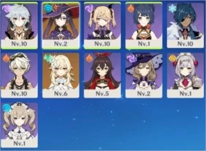 Genshin Impact Mona + Razor + Fischl²
