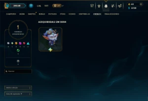 Bronze 1 com 40 Champs e 17 Skins - League of Legends LOL