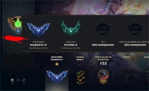 Vendo Conta D4 com lux elementalista com mmr alto - League of Legends LOL
