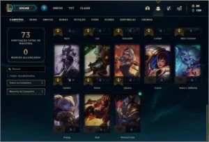 Conta MESTRE com 33 champs e 2 skins - League of Legends LOL