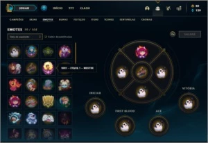 Conta MESTRE com 33 champs e 2 skins - League of Legends LOL