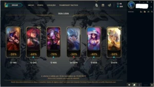 CONTA LOL PLATINA 2| SKINS ULTIMATE E MÍTICA - League of Legends