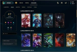 Conta de League of Legends Diamante 5 LOL