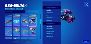 Fornite Com Skin do Galaxy Masculina Super Rara - Fortnite