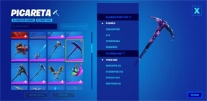 Fornite Com Skin do Galaxy Masculina Super Rara - Fortnite