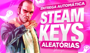 STEAM KEY, JOGOS DE +R$200.00