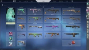 Conta de valorant . plat 1. todos os agentes . passe complet