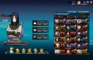 Conta naruto online com 850K de fc Top 5 Serv geral com todo