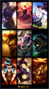 LEAGUE OF LEGENDS M10 VARIAS SKINS LOL