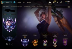 Conta de lol diamante com preço de desapego. - League of Legends