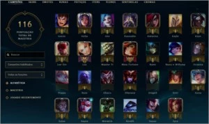Vendo conta lvl66 OURO I - COM EMAIL - League of Legends LOL
