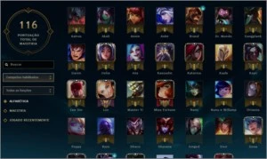 Vendo conta lvl66 OURO I - COM EMAIL - League of Legends LOL