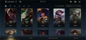 Conta de Wild Rift Diamante - League of Legends: Wild Rift LOL WR