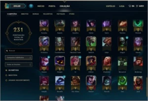 CONTA GOLD V +130 CHAMPS 9 PAG RUNAS - League of Legends LOL