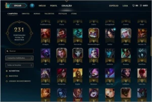 CONTA GOLD V +130 CHAMPS 9 PAG RUNAS - League of Legends LOL