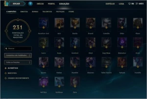 CONTA GOLD V +130 CHAMPS 9 PAG RUNAS - League of Legends LOL