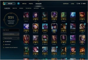 CONTA GOLD V +130 CHAMPS 9 PAG RUNAS - League of Legends LOL