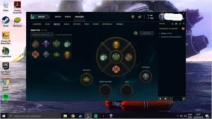 CONTA LVL 67 GOLD V 41 CAMPEÕES 8 SKINS - League of Legends LOL