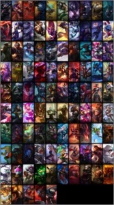 Conta de LoL nvl 30 faltando apenas 29 campeões - League of Legends