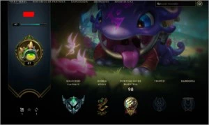 CONTA OURO 2 SMURF COM MMR ALTO lvl 44 - League of Legends LOL