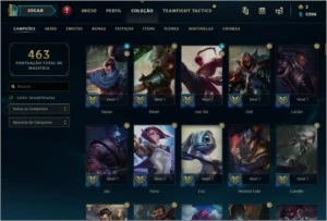 CONTA DO LOL [LVL 196, DIAMANTE, 104 SKINS] - League of Legends