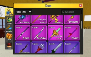 Conta Premium Blox Fruits Todas Perm Raras + 2X Money/Xp - Roblox