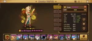 Global Lv50 com Seara + Abellio + Veromos|2 Nat5 + 6★ | A017 - Summoners War