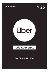 Gift Card Uber R$ 25 - Gift Cards