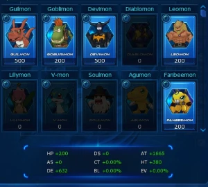 Conta dmw - Digimon Masters Online DMO