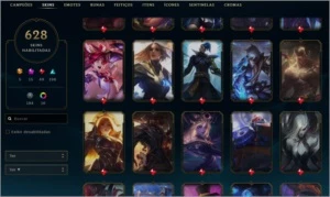 Conta LvL 190 c/ 634 skins - League of Legends LOL