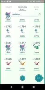 Conta Pokemon Upada - Pokémon