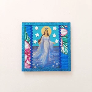 Quadrinho Retrô Iemanjá - Artesanato e Personalizados