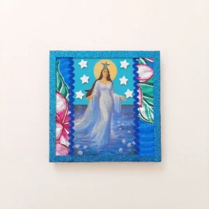 Quadrinho Retrô Iemanjá - Artesanato e Personalizados