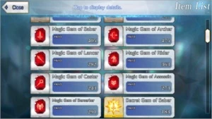 CONTA FATE GRAND ORDER NA LVL 140 12SSR + 26SR