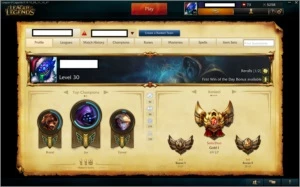 Conta League of Legends GOLD 1 TODOS CHAMPIONS LOL