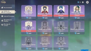 Conta Genshin 24 "5 Estrelas" - Genshin Impact