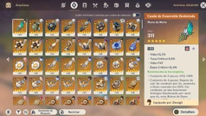 Conta Genshin 24 "5 Estrelas" - Genshin Impact