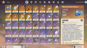 Conta Genshin 24 "5 Estrelas" - Genshin Impact