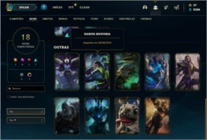 CONTA LEAGUE OF LEGENDS PLATINA 4 MMR BOM LOL