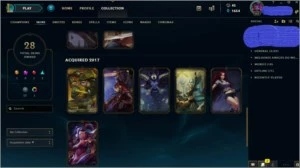 CONTA de LOL Nível 141 COM 75 CHAMPS E 29 SKINS POR 90 REAIS - League of Legends